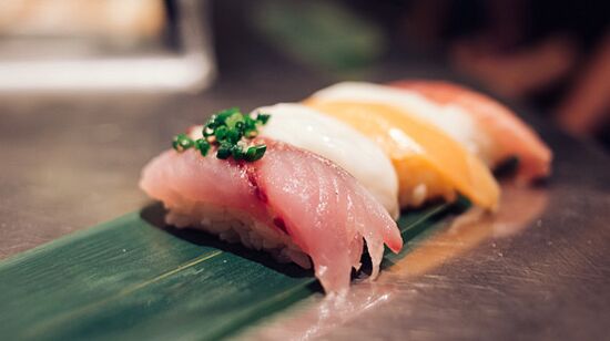 Fresh fish dishes are a store of protein and fatty acids in the Japanese diet