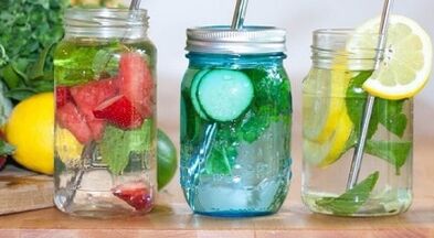 sample diet for drinking for 7 days